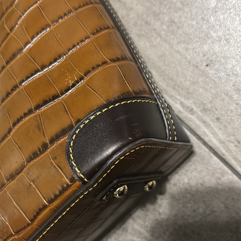Dooney & Bourke Leather Tote Bag - Picture 4 of 15